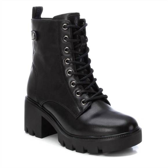 NEW XTI women's combat booties in black - Picture 2 of 5